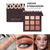 Beauty Glazed 9 Colors Eye Shadow Disc Makeup Palette Matte Shimmer Eye Pigmented Powder Make Up New Warm Earth Color Eyeshadow