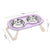 Cat Double Bowl With Stand Non-Slip 2-in-1 Dog Food Bowl Large Capacity Portable Pet Food Container Pet Supplies