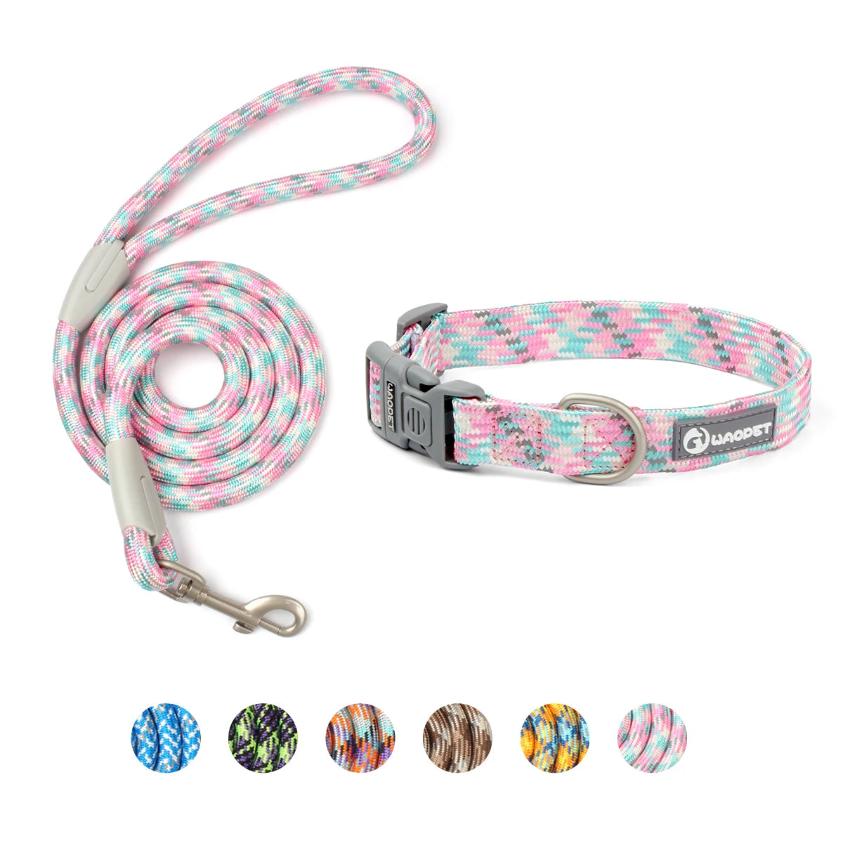 Leashes And Collar Set For Small Medium Large Dogs Pet French Bulldog Chihuahua Pug Outdoor Walking Lead Collar Leash Supplies