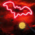 Halloween Bat Spirit LED Neon Wall Decor for Party Gift - Terrifying Atmosphere - USB or Battery Powered