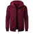 New Streetwear Men's Long Sleeve Sweatshirts for Men Zipper Hooded Oversize Winter Warm Jacket Coat Outdoor Tracksuit Men