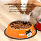New Multicolor Stainless Steel Dog Cat Bowl Non-Slip Durable Anti-Fall Eat Drink Pet Food Container Feeder Dish Bowl