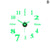 3D Luminous Wall Clock Frameless Acrylic DIY Digital Clock Wall Stickers Mute Clock for Living Room Bedroom Office Wall Decor