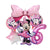 Minnie Mouse Birthday Party Decorate Girls Disposable Tableware Balloon Cups Plates Tablecloth Balloon Baby Shower Party Supply
