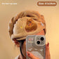 Capybara Dry Hair Cap Coral Fleece Quick Dry Towel Super Absorbent Capybara Head Turban Cute Animal Soft Hair Wraps for Women