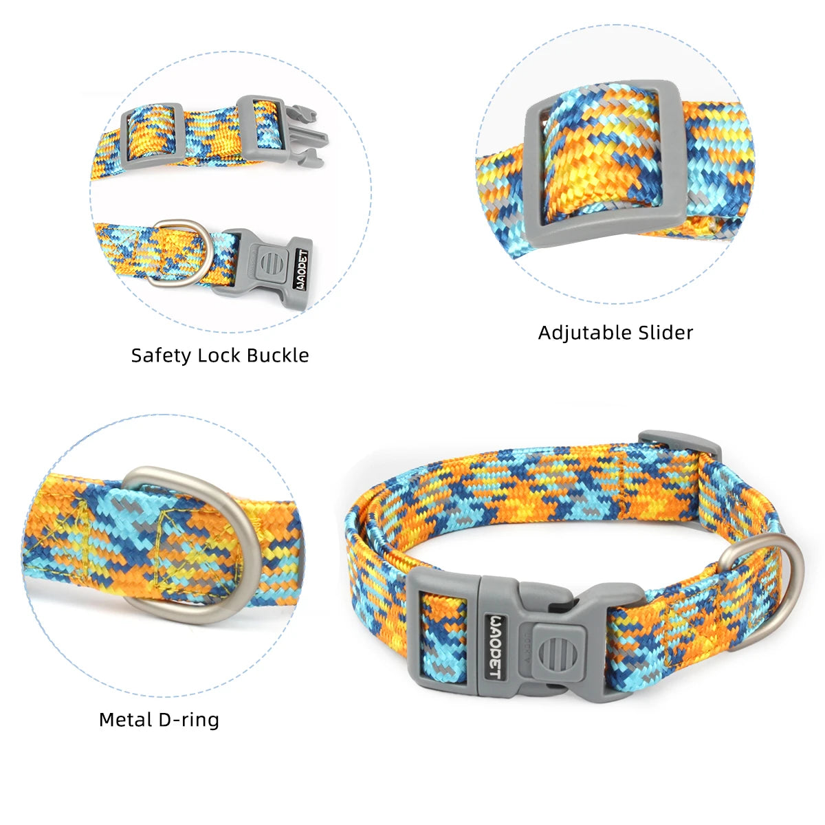 Leashes And Collar Set For Small Medium Large Dogs Pet French Bulldog Chihuahua Pug Outdoor Walking Lead Collar Leash Supplies