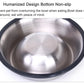 New Multicolor Stainless Steel Dog Cat Bowl Non-Slip Durable Anti-Fall Eat Drink Pet Food Container Feeder Dish Bowl