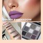 Beauty Glazed 9 Colors Eye Shadow Disc Makeup Palette Matte Shimmer Eye Pigmented Powder Make Up New Warm Earth Color Eyeshadow