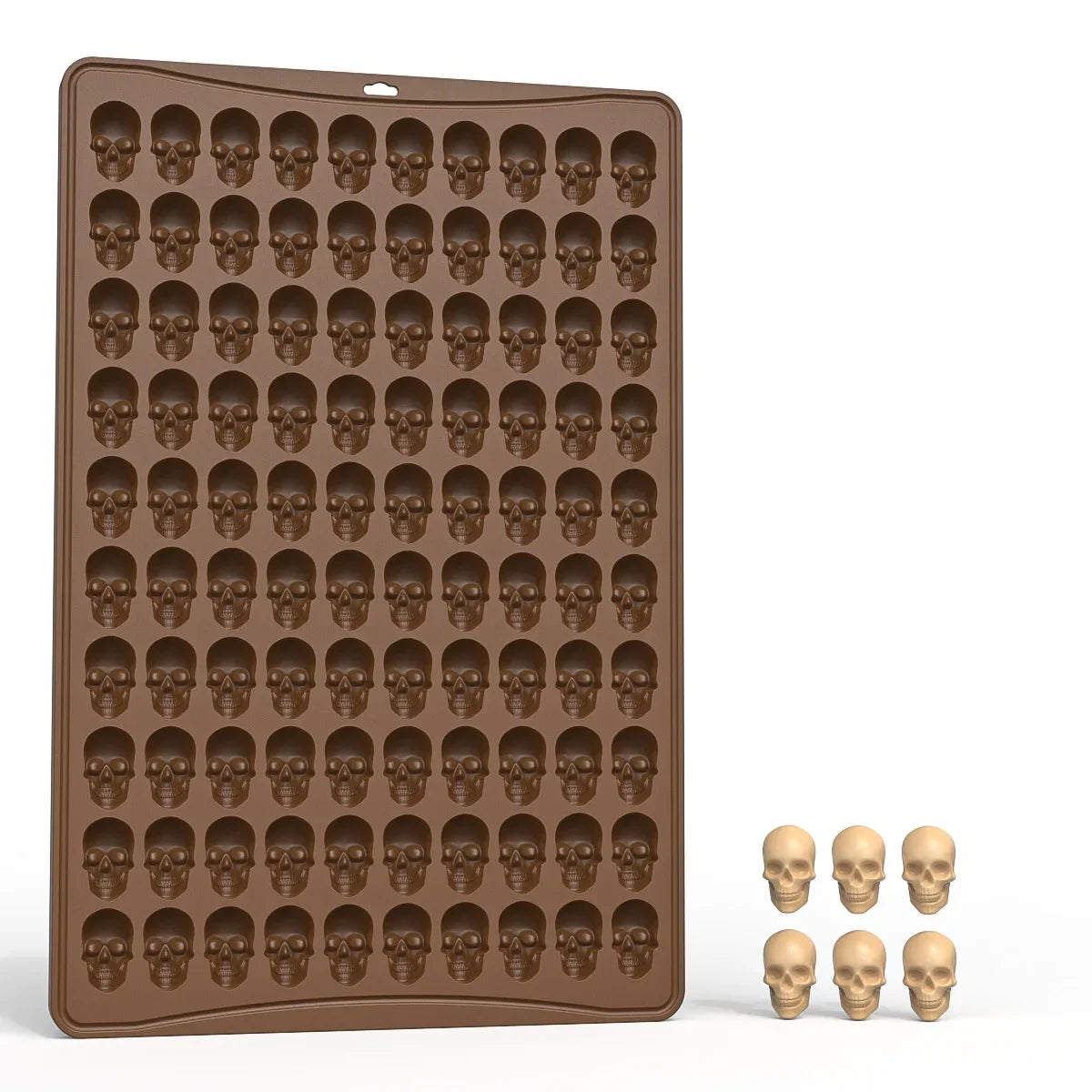 Creative Gingerbread Man Biscuit Mold 100 Hole Silicone Baking Biscuit Mold Mini Pet Dog Snack Biscuit DIY Chocolate Mold