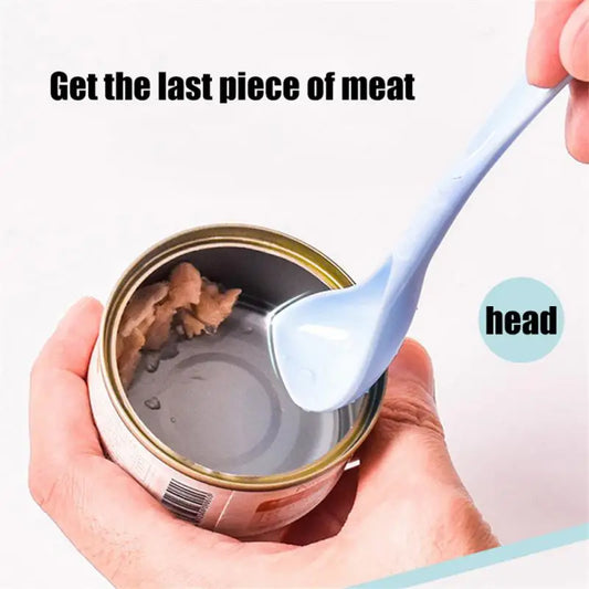 Portable Silicone Dog Cat Canned Lid 3-Ring Food Sealer Spoon Pet Food Cover Storage Fresh-keeping Lids Bowl Dog Accessories
