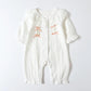 Infant Baby Girls Jumpsuit+Hat Embroidery Lace Stitching Cotton Long Sleeve Toddler Baby Girl Romper Spring Autumn Baby Clothes
