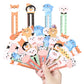 50-Pack Cartoon Animal Bookmarks, Dual-Purpose Bookmarks and Rulers for Office and School Use, Cute Bear and Kitten Bookmarks fo