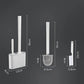 Wall Hanging Toilet Brush Toilet Bowl 2 Cleaning Brushes Silicone Toilet Brush with Holder For Floor Bathroom Accessories Sets