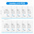 1-15pc Universal Vacuum Storage Bag with Cordless Electric Pump,Rechargeable Wireless Pump for Bags,Space Saver Travel Organizer