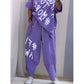 Spring Summer New Fashion Letters Printed T Shirt Women Short Sleeve Suit Simple Loose Casual Pocket Female Pants 2 Piece Set