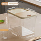 10KG Rice Container Rice Storage Box Pet Food Container Sealed Cereal Dispenser with Buckle Insect Proof Grain Kitchen Organizer