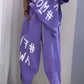 Spring Summer New Fashion Letters Printed T Shirt Women Short Sleeve Suit Simple Loose Casual Pocket Female Pants 2 Piece Set