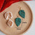 Leaves Shape Polymer Clay Earring Cutters Green Plant Flowers Dangle Clay Embossing Moulds for Handmade Jewelry Pendant Making