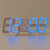 1PC 3d Digital Clock Creative Gift Multi-Functional Electronic Clock For Students With Large Screen Wall Mounted Clock