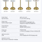 Crystal Led Table Lamp Rechargeable Book Light Night Light for Reading Bedside Bedroom Atmosphere Retro Hotel Bar Decor Dimmable
