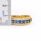 Nidin Light Luxury Cubic Zirconia Open Adjustable Rings For Women Fashion 5 Colors Gold Plated Finger Statement  Jewelry Gift