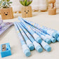 12Pcs Sanrio My Melody Wood Pencil HB with Rubber and Pencil Sharpener Cartoon Student Pencils School Student Stationery