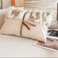 30X50/45x45CM Embroidered Bamboo Leaf Throw Pillow Cover Stamping Waist Cushion Cover Decor Home Decorative Pillowcase