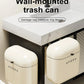Wall-mounted Trash Can Household Large Capacity High Appearance Level Kitchen Toilet With A Cover Waterproof Crack Dustbin