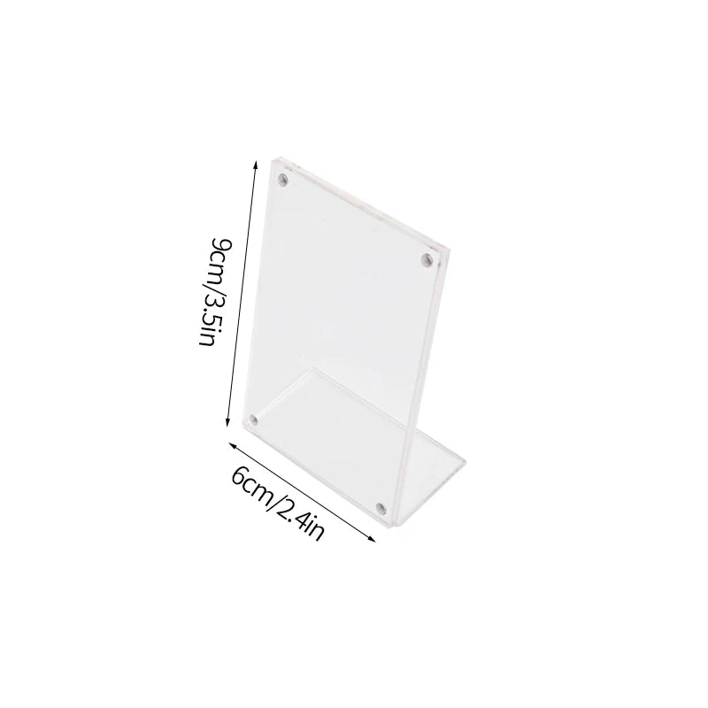 Transparent Acrylic Frames Photos Picture Frame Magnetic Double Sided Photo Frame Kpop Photocard Holder Album Poster Tag Display