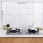 Oil Proof Wall Stickers Plastic Transparent Waterproof Heat-resistant Self Adhesive Film Wall Paper for Kitchen Home Decoration
