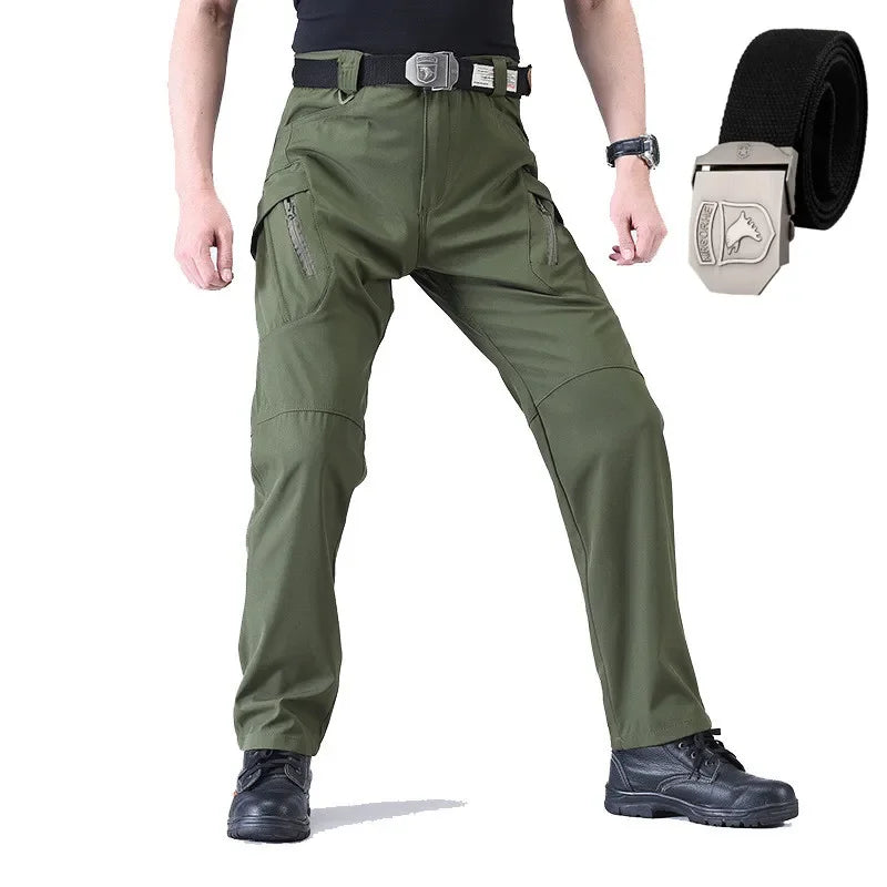 Men's Elastic Hiking Trekking Fishing Climbing Camping Outdoor Hunting Trousers Spring Autumn Fall Cargo Tactical Fast Dry Pants