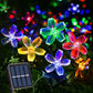 Solar String Lights Cherry Blossom LED Garland Lights Outdoor Solar Garden Patio Decor Lights Christmas Wedding Party Decoration