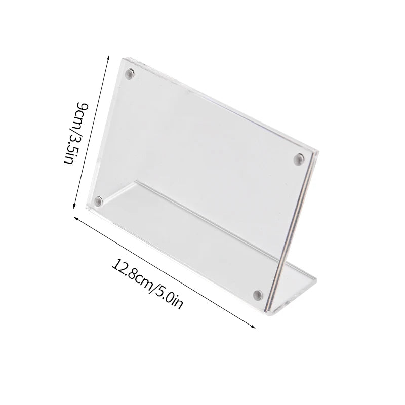 Transparent Acrylic Frames Photos Picture Frame Magnetic Double Sided Photo Frame Kpop Photocard Holder Album Poster Tag Display