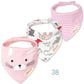 3pcs Per Lot  Baby Bibs Bandana Set Cotton Multi-Style Triangle Cartoon Babadores Para Bebe Infant Boys Girls Saliva Towel KF025