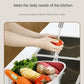 Rice Washer Strainer Bowl Stainless Steel 304 Rice Washing Bowl Rice Sieve Colander Fruit And Vegetable Strainer Kitchen Tools