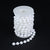 5yards/roll Imitation Pearl Chain White 3-12mm Round Beads Chain for Home Wedding Clothing Decoration Jewelry Making Accessories