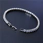 Luxury Hiphop Iced Out  4mm Cubic Zirconia Crystal Tennis Bracelets For Women Men Gold Color Silver Color Bracelet Chain Jewelry