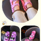 Sandals Girls Anime Kuromi Open Peep Toe Shoes Girly Summer Cute Cartoon Babys Purple Pink Slipper Kid Size 21-36