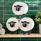Sheep Toilet Paper Stand, Adorable Resin, Sheep Fabric Box, Stackable for Home, Bathroom, Vanity, Night Stand