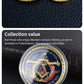 U.S. White House Gold Plated Two Tone Fake Medallion, Metal Badge, Masonic Collectible Coin, Party Decoration, Thanksgiving Gift
