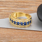 Nidin Light Luxury Cubic Zirconia Open Adjustable Rings For Women Fashion 5 Colors Gold Plated Finger Statement  Jewelry Gift