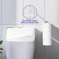 1pc Hanging Toilet Paper Holder with Patch, Bathroom Paper Towel Holder, No Drilling Wall Mount, for Kitchen and Bathroom