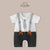 Baby Boys Thin Rompers Baby Girls Short Sleeve Bodysuit Newborn Infants Jumpsuit for Summer New Korean Style Costume