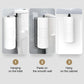 1pc Hanging Toilet Paper Holder with Patch, Bathroom Paper Towel Holder, No Drilling Wall Mount, for Kitchen and Bathroom