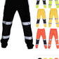 Men'S Reflective Overalls Multi-Pocket Training Sports Trousers Men Road Work High Visibility Overalls Casual Work Casual Pants