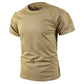 Men's Quick Dry Pullover Embroidered Shirts Summer Oversized Breathable Clothes Elastic Plain Camping Hiking Climbing T-shirts