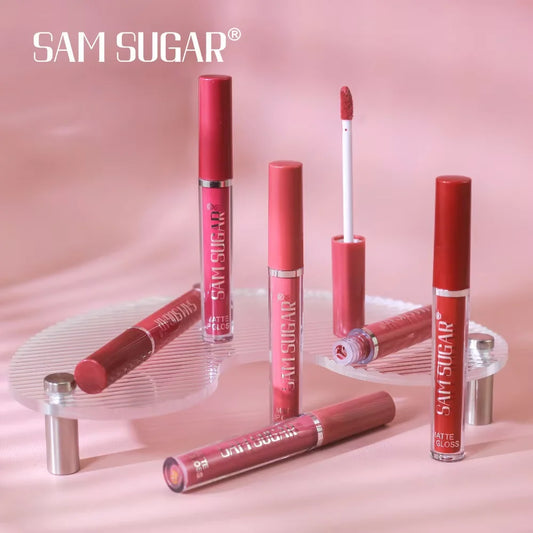 6 Color Matte Lip Gloss Set Lustrous Effect Moisturizing And Nourishing Long Lasting Easy To Apply Lip Makeup