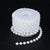 5yards/roll Imitation Pearl Chain White 3-12mm Round Beads Chain for Home Wedding Clothing Decoration Jewelry Making Accessories