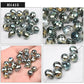 Austria Pear Shape Crystal Faceted Beads 10Mm Assorted Glass Spacer Chandelier Beads for Wedding Diy Necklace Bracelet Earring