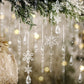 Christmas Crystal Acrylic Ornaments Christmas Decoration for Home 2025 Snowflake Xmas Tree Hanging Pendants New Year Gift 2026